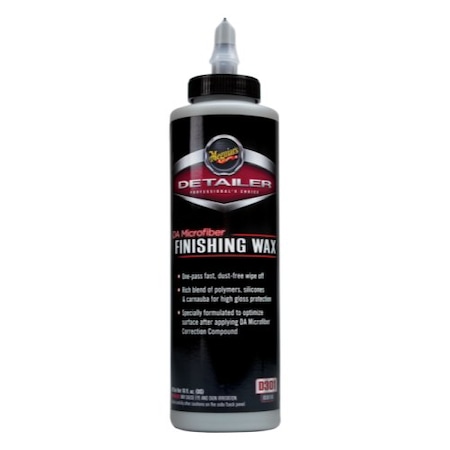 Meguiars MICROFIBER FINISHING WAX-DA 16oz MGD-30116